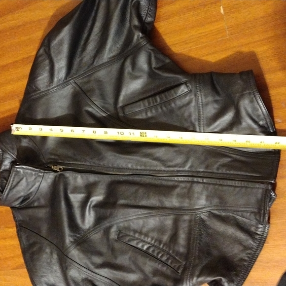 VTG 1986 Wilson’s Leather Motorcycle Jacket Med Grease Lightning Style Retro - Picture 7 of 15